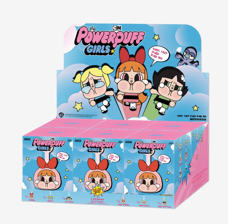 POPMART CRYBABY × Powerpuff Girls Series-Vinyl Face Plush Blind Box