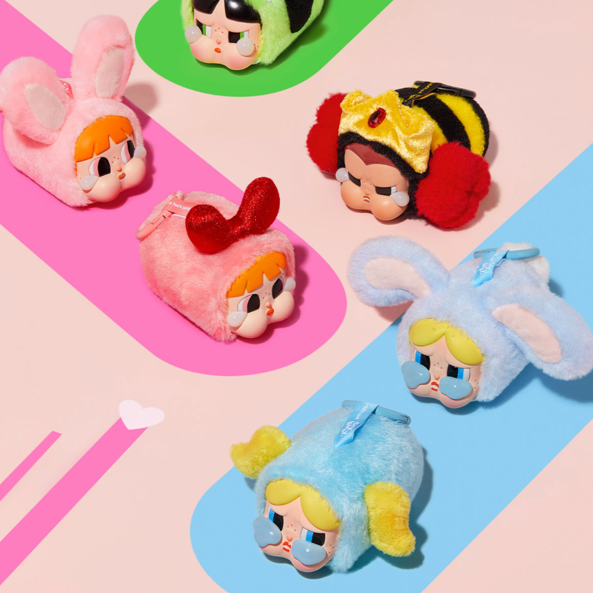 POPMART CRYBABY × Powerpuff Girls Series-Vinyl Face Plush Blind Box