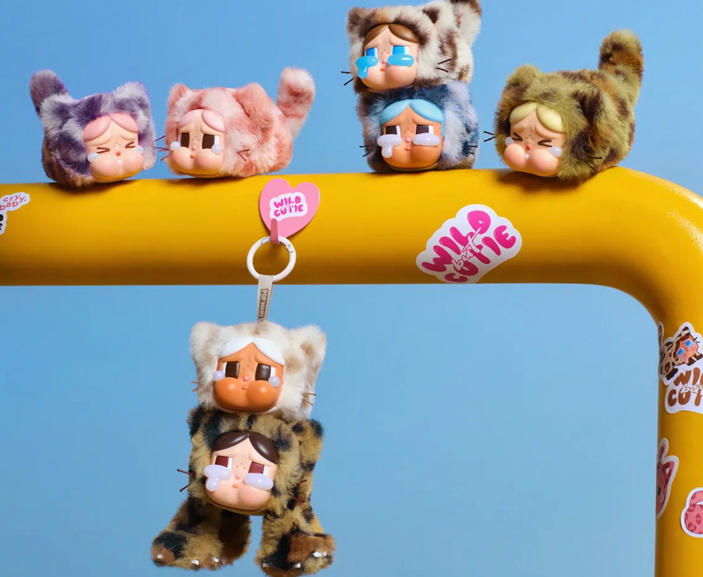 POPMART CRYBABY Wild But Cutie Series - Vinyl Plush Pendant Box