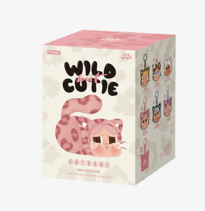 POPMART CRYBABY Wild But Cutie Series - Vinyl Plush Pendant Box